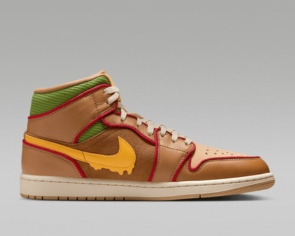 Men's Air Jordan 1 Mid SE Sesame Shoes