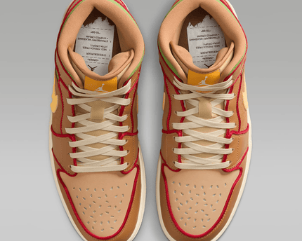 Men's Air Jordan 1 Mid SE Sesame Shoes