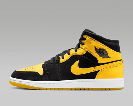 Men's Air Jordan 1 Mid SE Varsity Maize Shoes