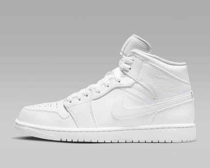 Men's Air Jordan 1 Mid SE White Shoes