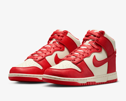 Men's Nike Dunk High Light Crimson Shoes