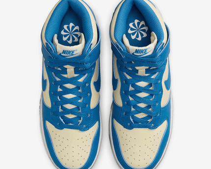 Men's Nike Dunk High Star Blue Shoes