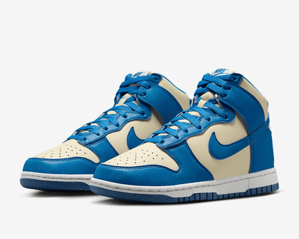 Men's Nike Dunk High Star Blue Shoes