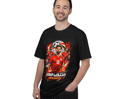Egypt Football Players T-shirt, 2026 World Cup Back Trophy Design, Egypt Flag