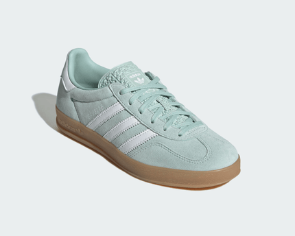 Men's Adidas Gazelle Indoor Ash Green Shoes