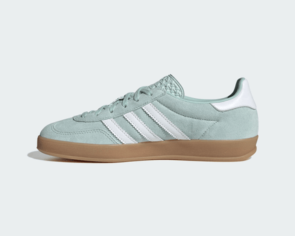 Men's Adidas Gazelle Indoor Ash Green Shoes