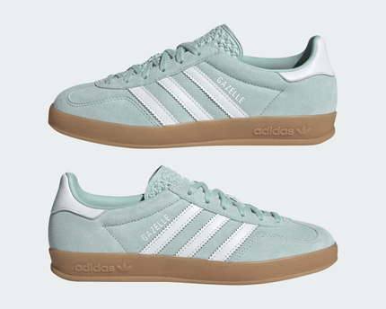 Men's Adidas Gazelle Indoor Ash Green Shoes