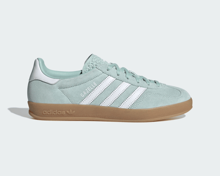 Men's Adidas Gazelle Indoor Ash Green Shoes