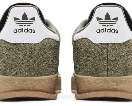 Men's Adidas Gazelle Indoor Olive Strata Shoes