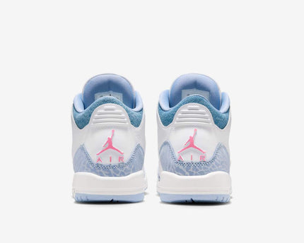 Men's Air Jordan 3 Retro Ã¢â‚¬Å“Denim Pink GlowÃ¢â‚¬Â Shoes