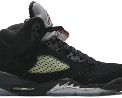 Men's Air Jordan 5 Black Metallic Shoes
