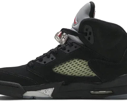 Men's Air Jordan 5 Black Metallic Shoes