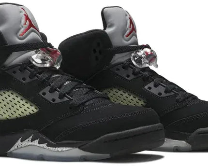 Men's Air Jordan 5 Black Metallic Shoes