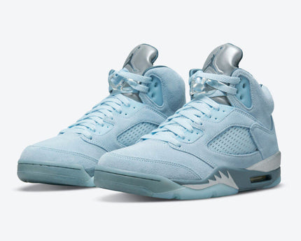 Men's Air Jordan 5 Blue Bird Shoes