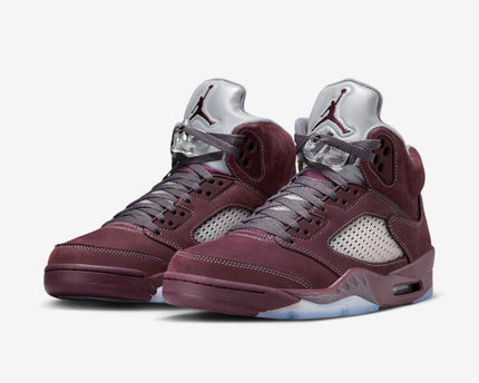 Men's Air Jordan 5 Burgundy Shoes