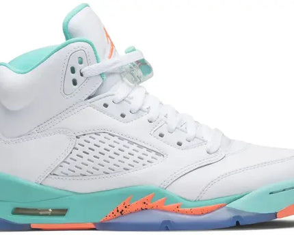 Men's Air Jordan 5 Light Aqua Shoes