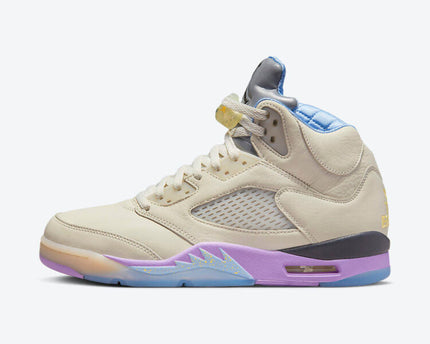 Men's Air Jordan 5 Sail Shoes