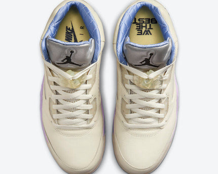 Men's Air Jordan 5 Sail Shoes