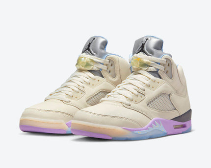 Men's Air Jordan 5 Sail Shoes