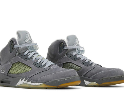 Men's Air Jordan 5 Wolf Grey Shoes
