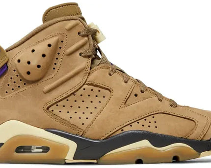 Men's Air Jordan 6 Brown Kelp Shoes