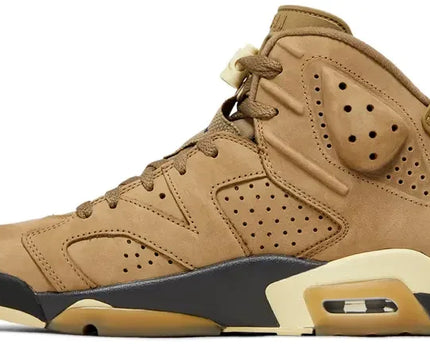 Men's Air Jordan 6 Brown Kelp Shoes