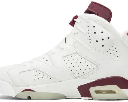 Men's Air Jordan 6 Maroon Shoes