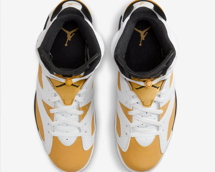 Men's Air Jordan 6 Yellow Ochre Shoes