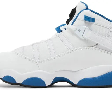 Men's Jordan 6 Rings 'White Dark Marina Blue' Shoes