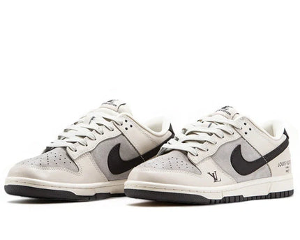 Men's SB Dunk Low x Louis Vuitton Grey Black Sneakers