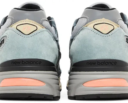 Men's New Balance 991v2 'Silver Blue Turbulence' Shoes