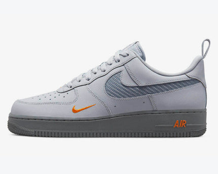 Men's Nike Air Force 1 Low 'Orange And Grey' Shoes