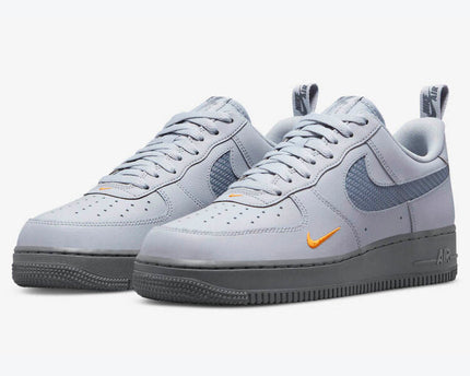 Men's Nike Air Force 1 Low 'Orange And Grey' Shoes