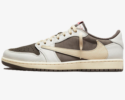 Men's Travis Scott x Air Jordan 1 Low 'Reverse Mocha' Shoes