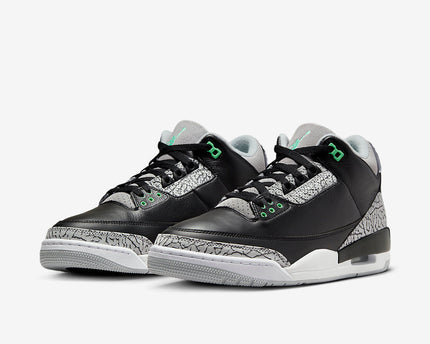 Men's Air Jordan 3 Green Glow Shoes