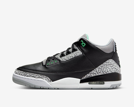 Men's Air Jordan 3 Green Glow Shoes