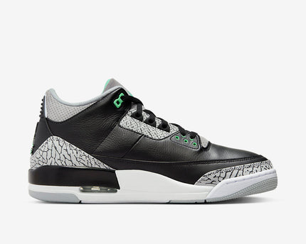 Men's Air Jordan 3 Green Glow Shoes