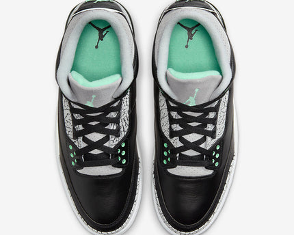 Men's Air Jordan 3 Green Glow Shoes