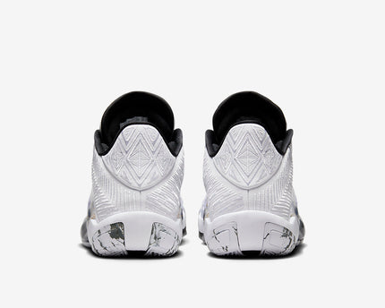 Men's Nike Air Jordan 38 White Metallic Gold Shoes
