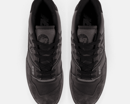 Men's New Balance 550 Black Gum Shoes