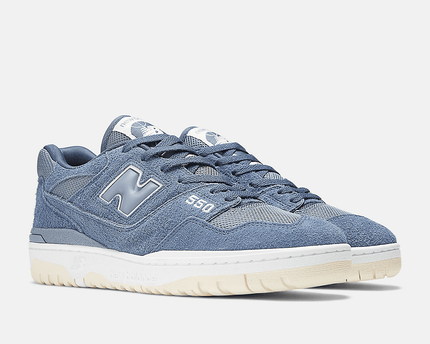 Men's New Balance 550 Blue Suede Shoes
