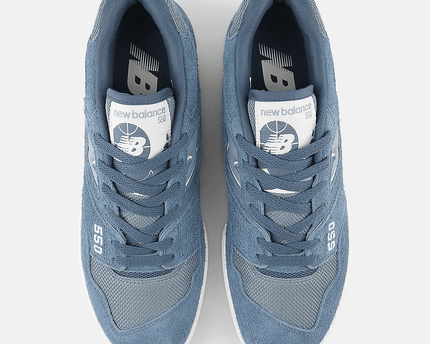 Men's New Balance 550 Blue Suede Shoes