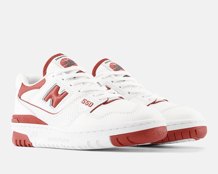 Men's New Balance 550 Brick Red Shoes
