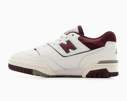 Men's New Balance 550 Burgundy Shoes
