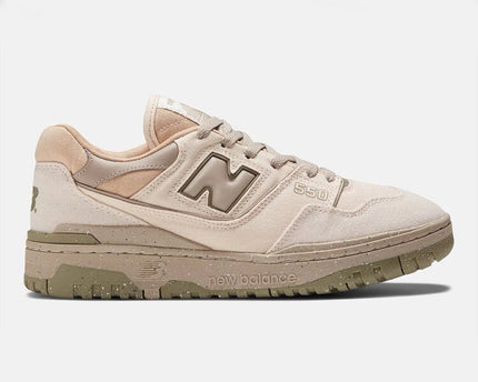 Men's New Balance 550 Cream Canvas Shoes