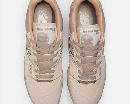 Men's New Balance 550 Cream Canvas Shoes