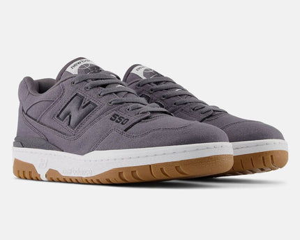 Men's New Balance 550 Grey Canvas Shoes