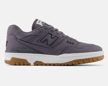 Men's New Balance 550 Grey Canvas Shoes