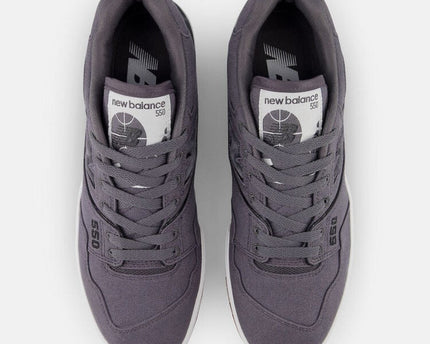 Men's New Balance 550 Grey Canvas Shoes