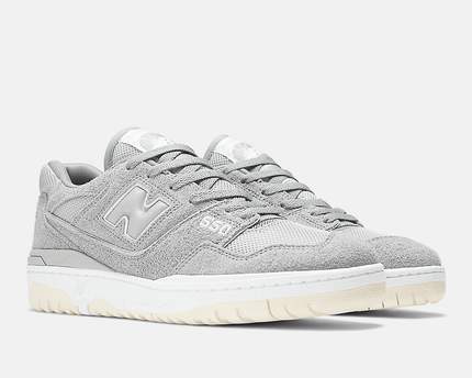 Men's New Balance 550 Grey Suede Shoes